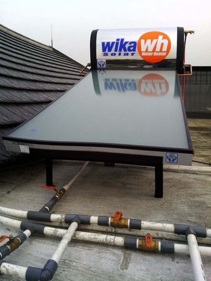 Perbaikan pemanas air Wika Bogor